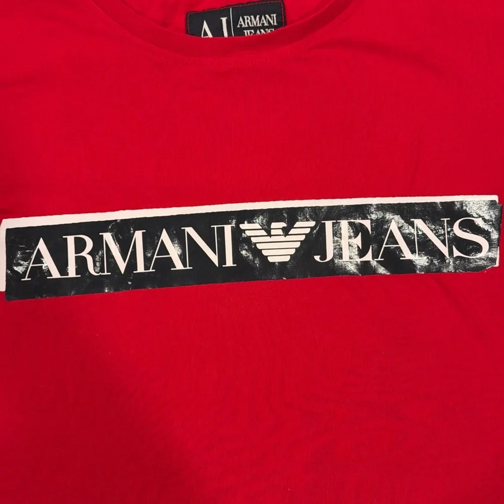 Armani Jeans Red Tee - Picture 4 of 4